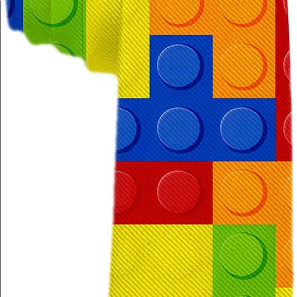 FREE Lego Tetris Building Blocks Novelty neck tie - Picture 7 of 7